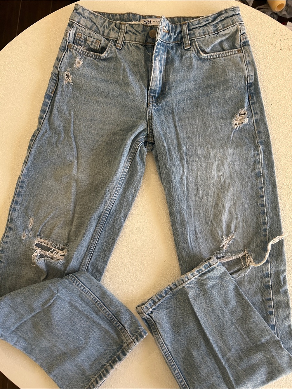 Zara Light Blue Denim Jeans